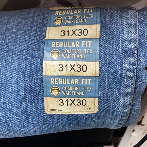 Wrangler men’s jeans regular fit Comfort flex waistband 31 x 30 - Picture 3 of 5